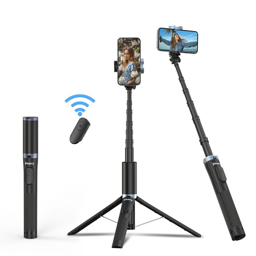 Jmary KT-259 360 Derece Dönebilen Kablosuz Kumandalı Tripod ve Selfie Çubuğu Jmary KT-259 360 Derece Dönebilen Kablosuz Kumandalı Tripod ve Selfie Çubuğu
